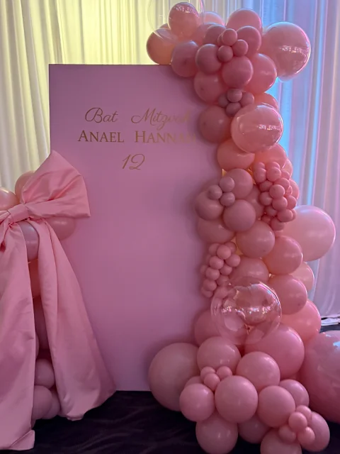 LA bat mitzvah celebration — Alina Balloon family event