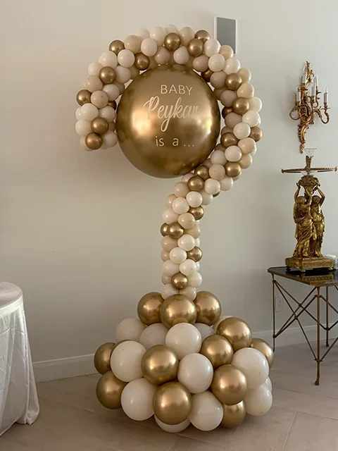 LA gender reveal — Alina Balloon family event